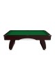 Table billard café Dallas wengé tapis vert