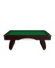 Table billard café Dallas wengé tapis vert