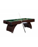 Table billard 7ft Dallas wengé tapis vert