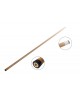 Queue de billard Américain avec grip - 145 cm 550 g Érable massif