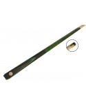 Queue de Billard Pool ou Snooker vert - 144cm 520g Frêne massif