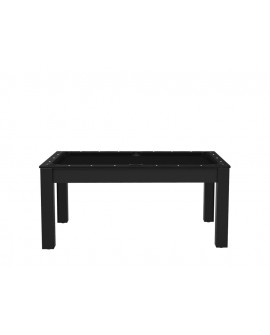 Table billard convertible 6ft Dubaï noir tapis prune