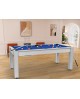 Table billard convertible 7ft Louxor blanc boisé 