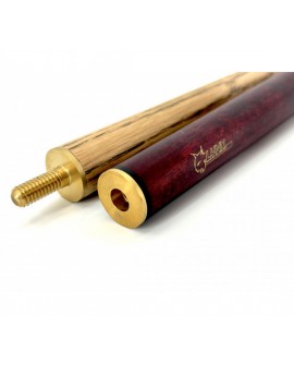 Queue de Billard Pool ou Snooker Bordeaux - 145cm 550g Fr&ecirc;ne massif