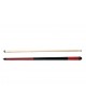 Queue de billard Américain rouge - 149 cm 510 g Érable massif