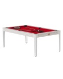 Table billard convertible René Pierre Elan Oslo pieds blancs