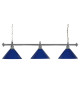 Luminaire 3 Globes louxor bleu