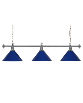 Luminaire 3 Globes louxor bleu