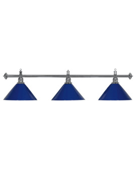 Luminaire 3 Globes louxor bleu