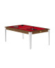 Table billard convertible René Pierre Elan Chataignier tapis vert