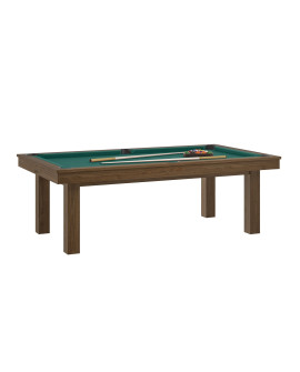 Table billard convertible René Pierre Lafite Chataignier tapis vert