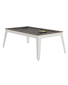 Table billard convertible René Pierre Steel Chataignier