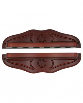 Porte Queues Billard Horloge Et Compteur Teinte Ch/êne dor/é en Bois Bois 97cm x 73cm
