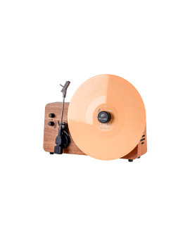 Platine vinyle verticale Saint-Germain design vintage en bois