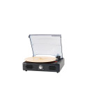 Platine vinyle Oxford noir Bluetooth 5.0 – 33/45/78 tours, avec capot, 5 W