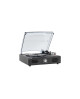 Platine Bolaris Oxford – design bois noir et capot translucide