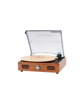 Platine vinyle Bolaris Oxford bois hêtre – Bluetooth 5.0, 33/45/78 tours