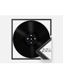 Cadre mural vinyle 33 tours – Aluminium noir