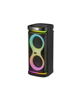 Enceinte Bluetooth Party X100 –100 W RMS avec Effets Lumineux et Batterie 10 h