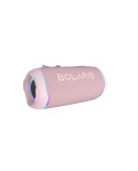 Enceinte Bluetooth Bolaris Parma – 16 W RMS IP67, LED, Autonomie 10 h – Portable et Robuste – Rose