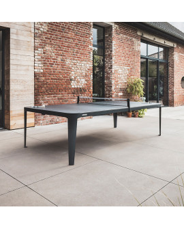 Table de ping Hyphen Cornilleau gris noir intérieur et extérieur