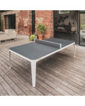Table de ping Hyphen Cornilleau blanc intérieur et extérieur