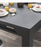 Table billard Classic Cornilleau gris noir intérieur et extérieur