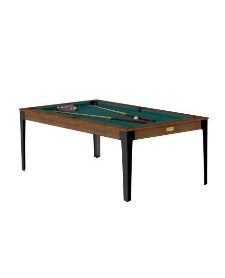 Table billard convertible René Pierre Elan Chataignier pieds noirs