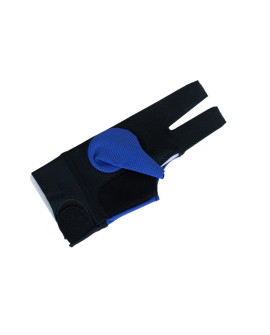 Gant de billard Bleu doigts coupés