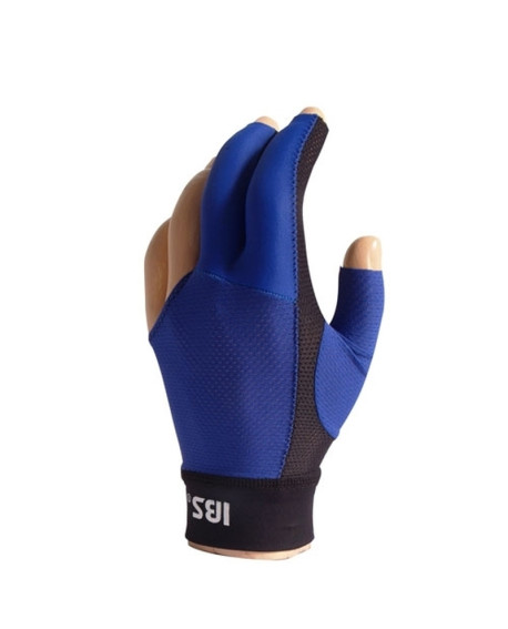 Gant de billard Bleu doigts coupés