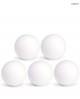 Balles de baby-foot blanches en plastique x5