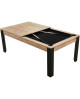 Table billard convertible 7ft Louxor industriel 