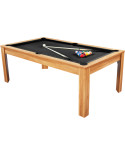 Table billard convertible 7ft Prego bois clair