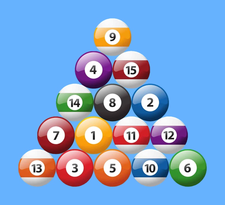 Placement boules de billard