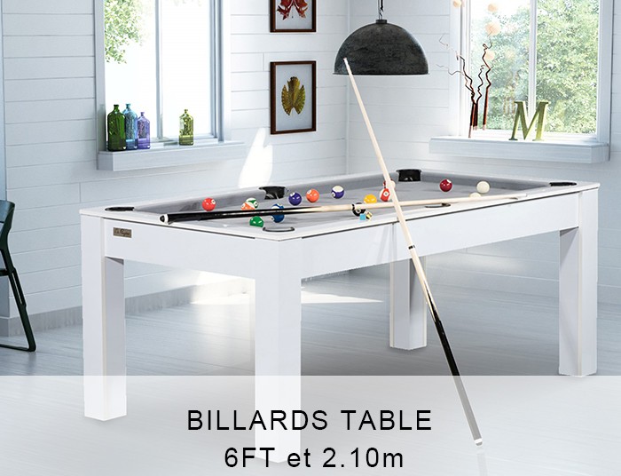 Billards Table 1.90m et 2.10m